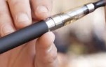 Smoking an e cig